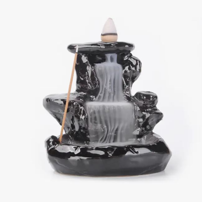 Cone Burner -Ceramic Backflow Incense Burner - 4"-hotRAGS.com