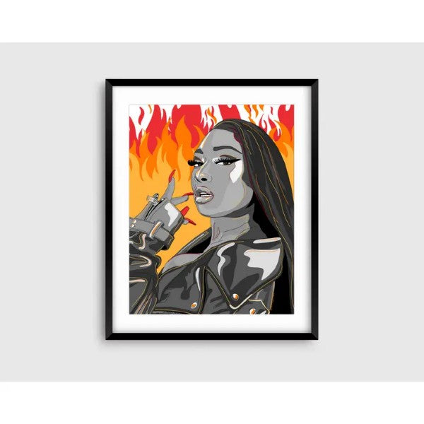 Visual Art -Megan Thee Stallion-hotRAGS.com