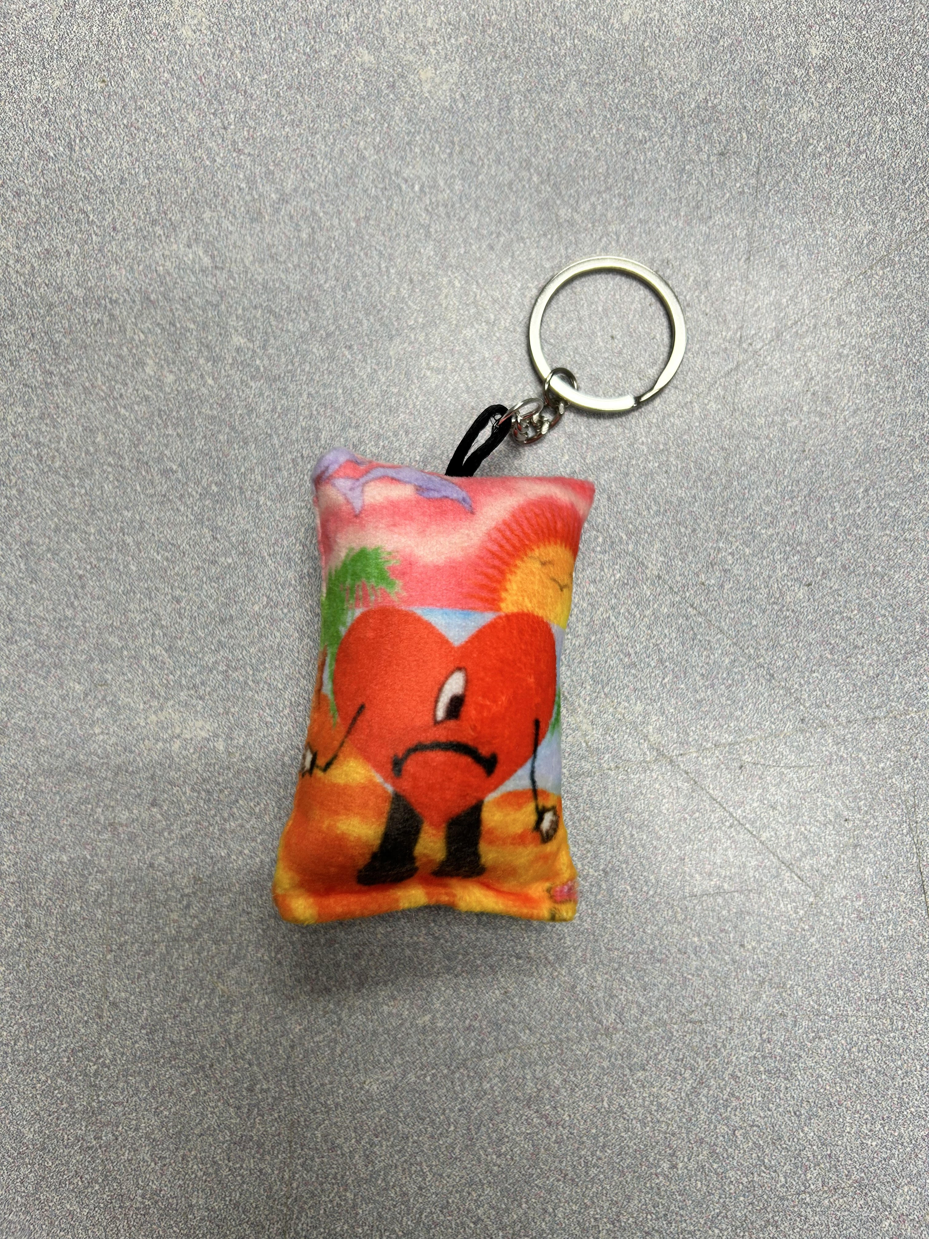 Bad Bunny Pillow Keychain-hotRAGS.com