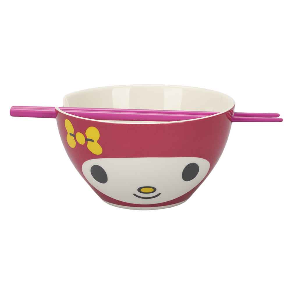Ramen Bowl -My Melody With Chopsticks-hotRAGS.com