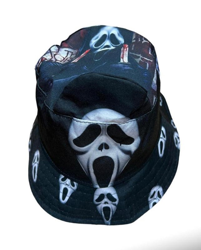 Bucket Hat - Ghost Face-hotRAGS.com