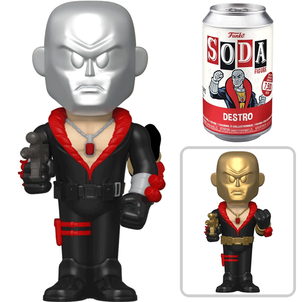 Funko Vinyl Soda - Gi Joe - Destro-hotRAGS.com