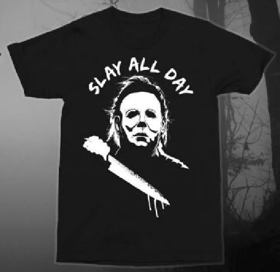 T SHIRT - Halloween - Slay All Day-hotRAGS.com