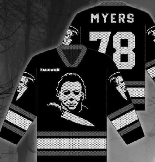 Halloween Michael Myers Hockey Jersey-hotRAGS.com