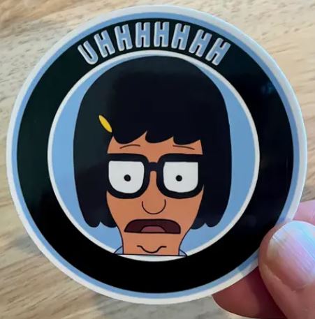 Sticker - Bobs Burgers -Tina-hotRAGS.com