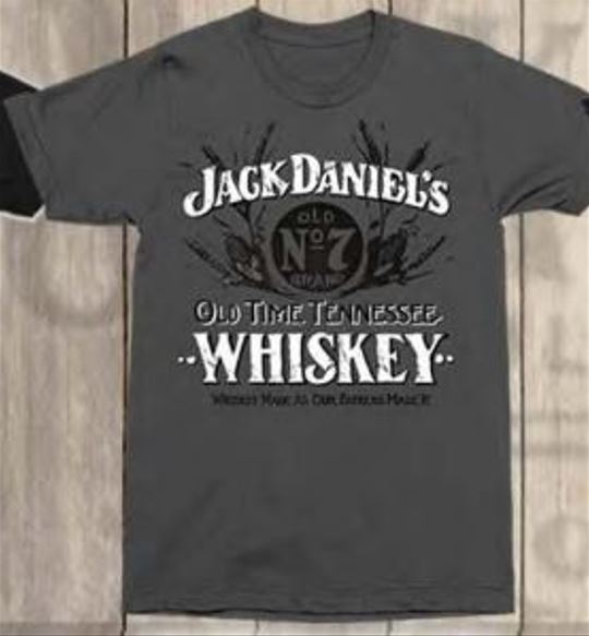T SHIRT - Jack Daniels - Grey-hotRAGS.com