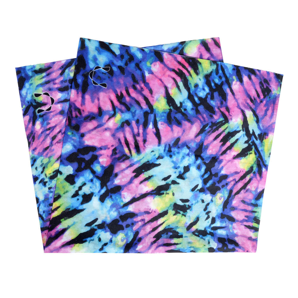 BRIGHT TIE DYE FULL SIZE BANDANA-hotRAGS.com