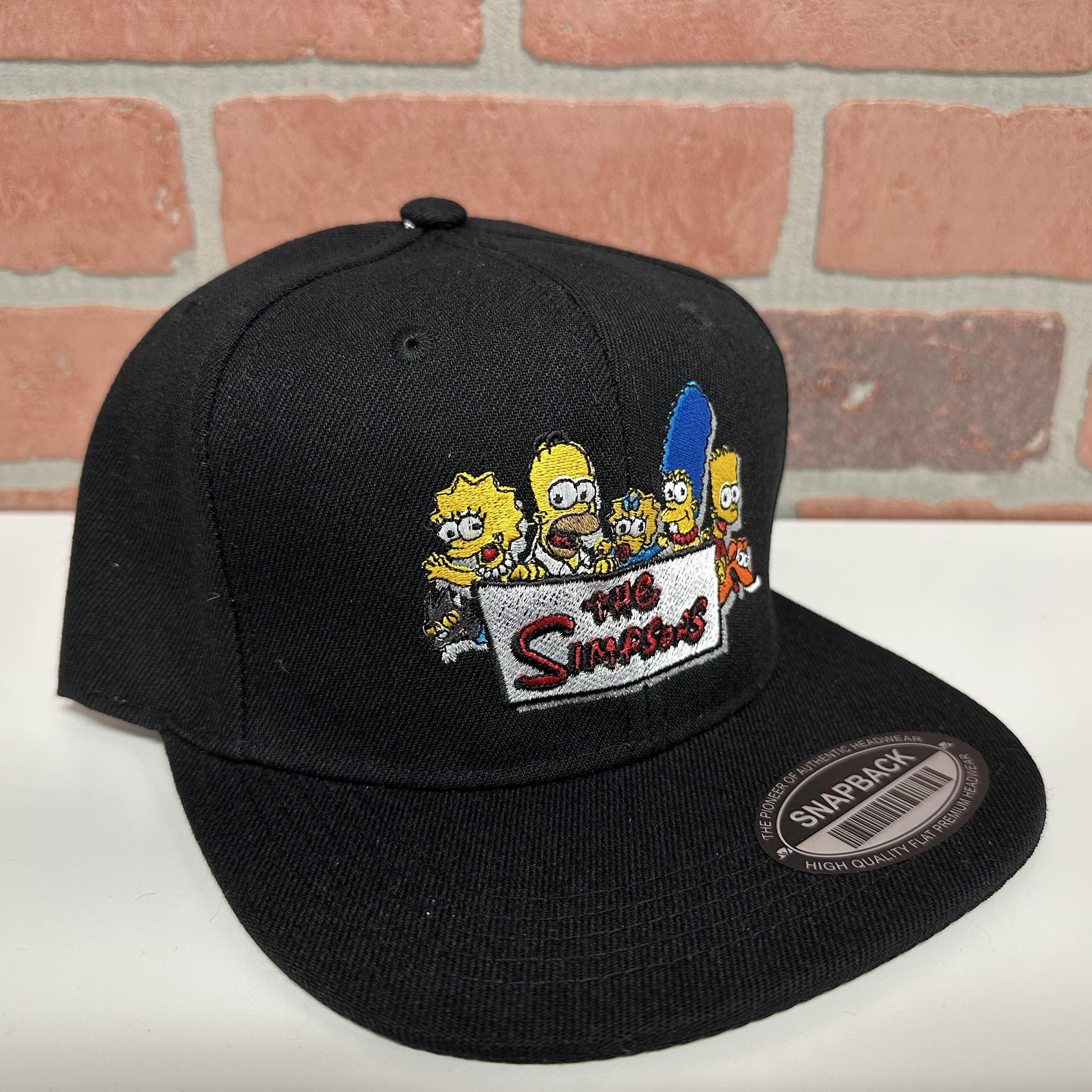 Hat - Simpsons Group - Snap Back-hotRAGS.com