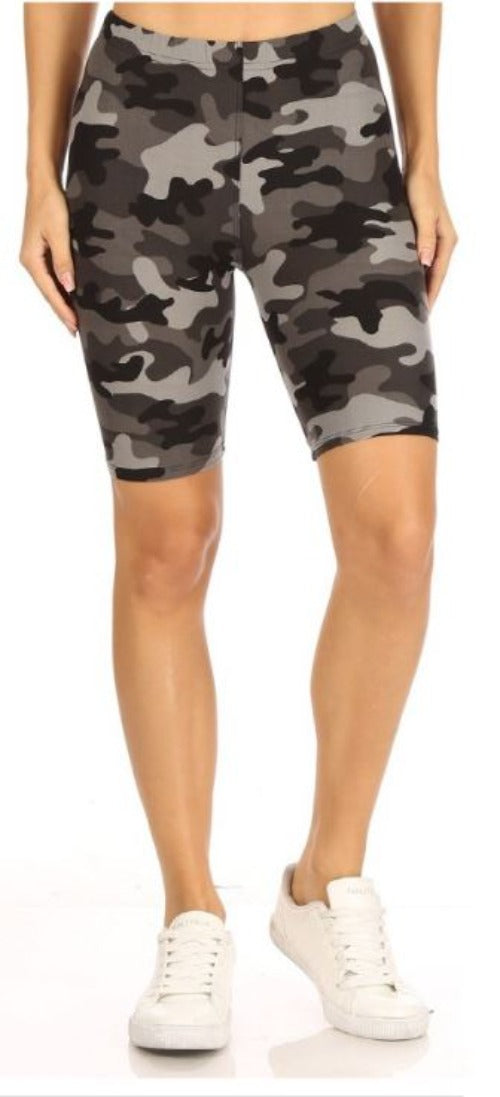 Jr Biker Shorts Camo-hotRAGS.com