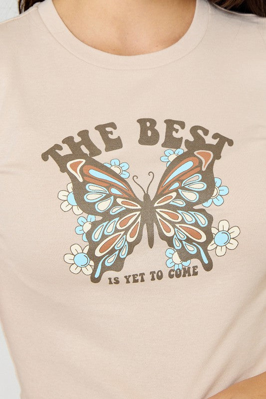 Best Is Yet To Come Jr Crop Top-hotRAGS.com