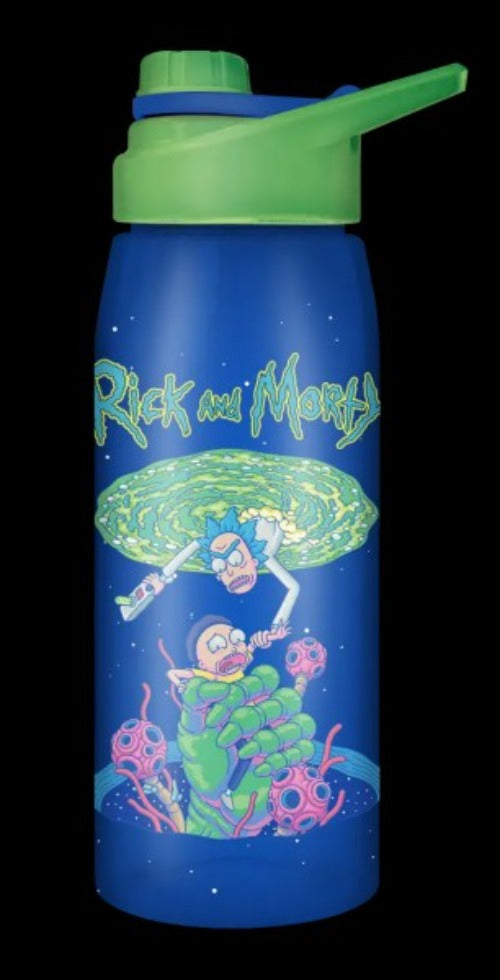 Rick Morty 28 Oz Water Bottle-hotRAGS.com