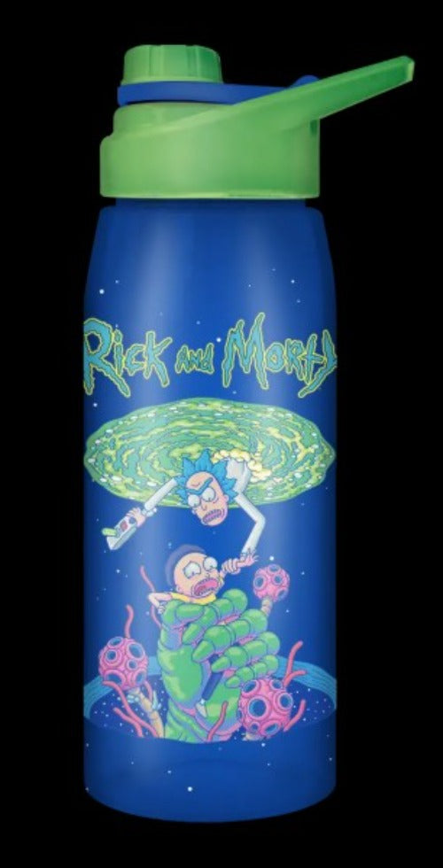 Water Bottle - Rick Morty 28 Oz-hotRAGS.com