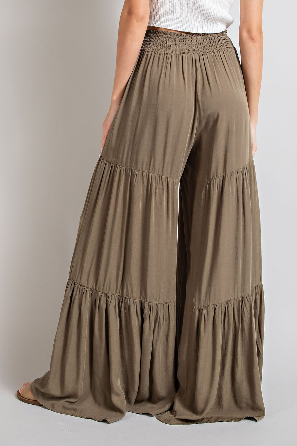 Pants - Tiered - Olive-hotRAGS.com