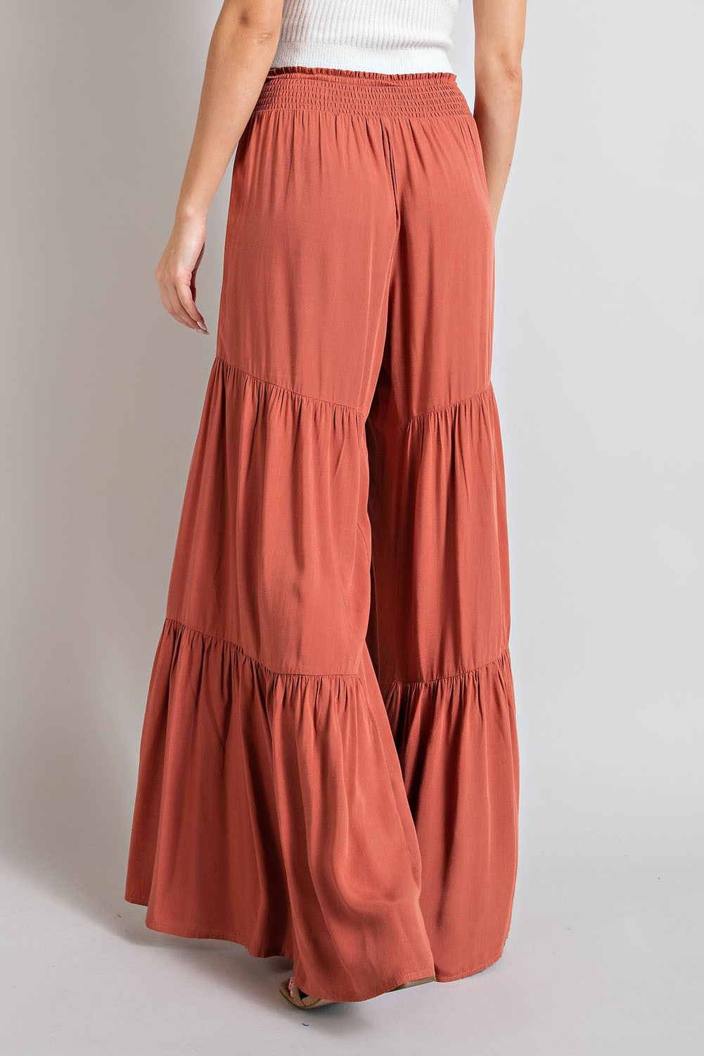 Tiered Terracotta Pants-hotRAGS.com