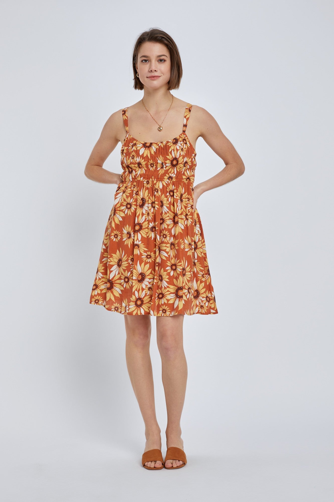 Dress Sunflower Terracotta-hotRAGS.com