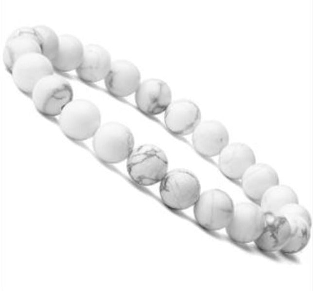 Bracelet- White Howlite-hotRAGS.com