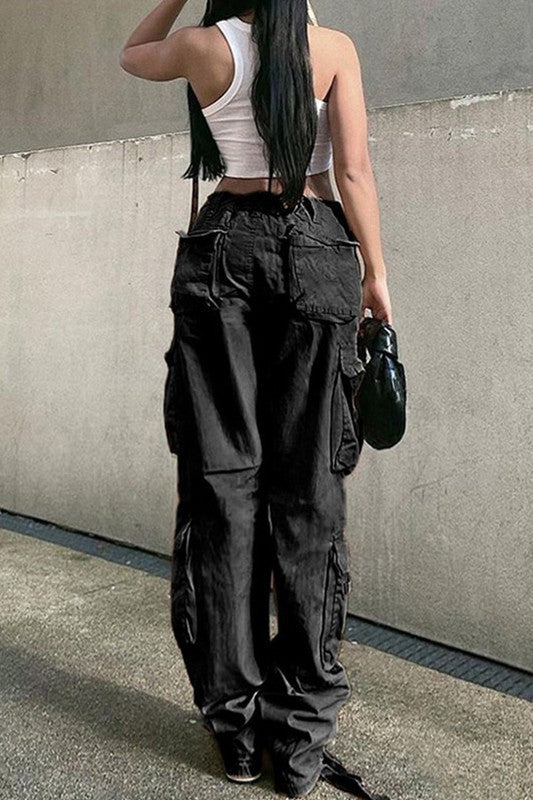 Cargo Pants Vintage -Black-hotRAGS.com