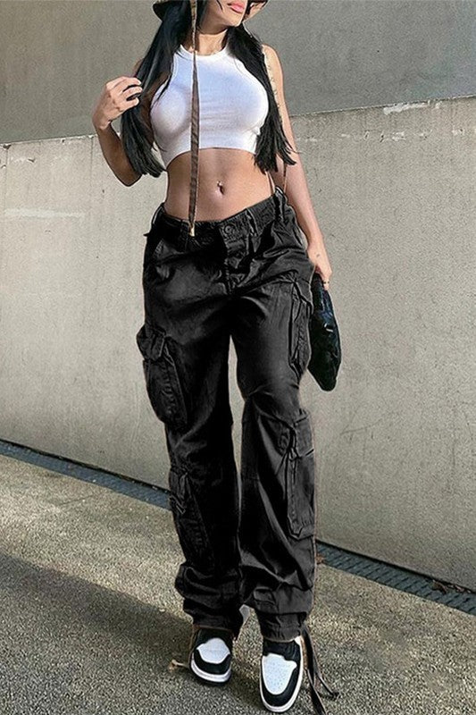 Cargo Pants Vintage -Black-hotRAGS.com