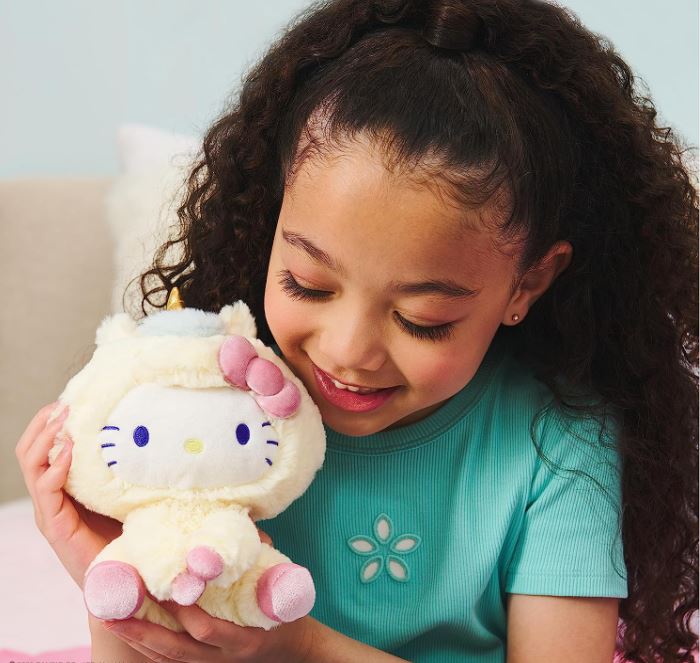 Sanrio Hello Kitty Unicorn Plush Toy, Premium Stuffed Animal for Ages 1 and Up, Yellow, 6”-hotRAGS.com