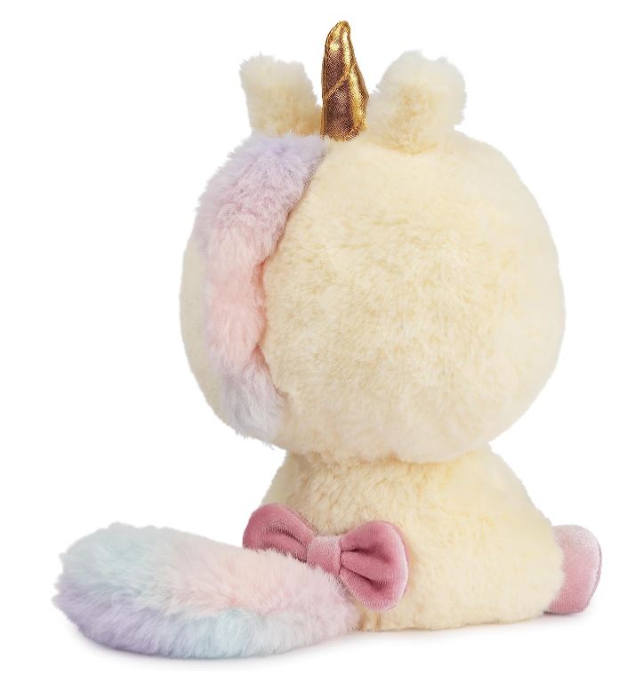 Sanrio Hello Kitty Unicorn Plush Toy, Premium Stuffed Animal for Ages 1 and Up, Yellow, 6”-hotRAGS.com