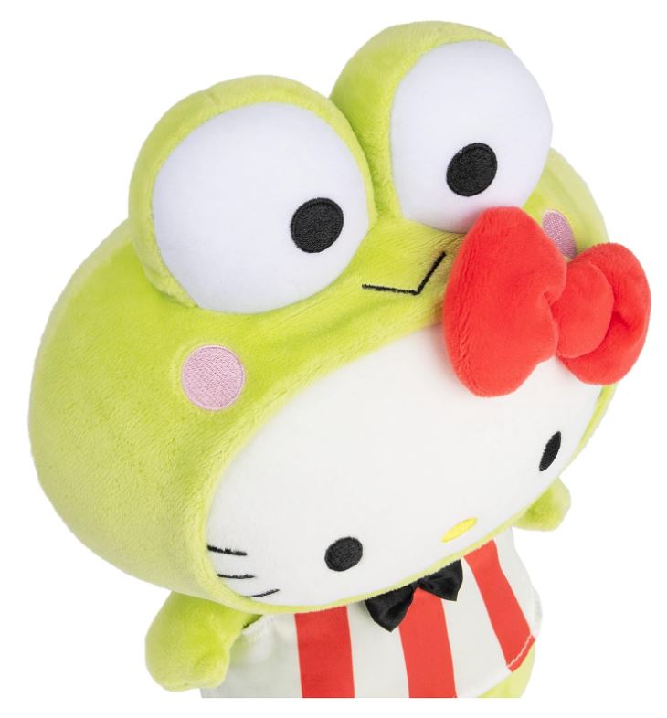 Sanrio Hello Kitty Keroppi Plush Toy, Premium Stuffed Animal for Ages 1 and Up, Green, 9.5"-hotRAGS.com
