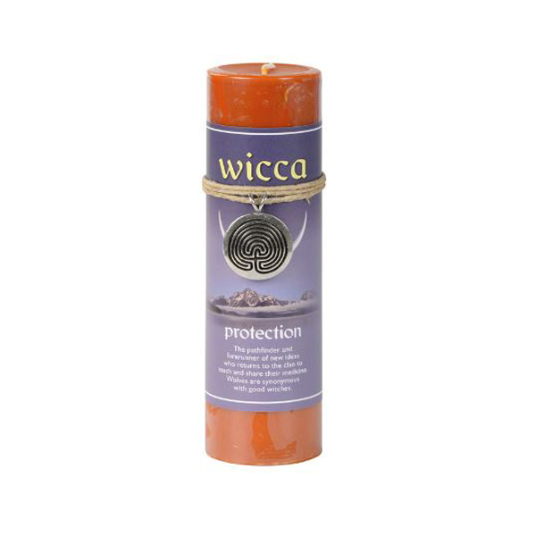 Candle & Pendant - Wicca -Protection-hotRAGS.com