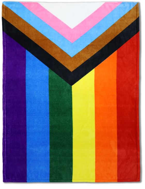 Progress Pride Soft Plush 50x60in Blanket-hotRAGS.com