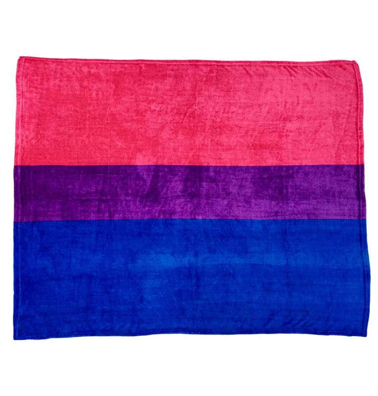 Pride Bisexual Super Plush Blanket - 50x60 Soft Throw Blanket-hotRAGS.com