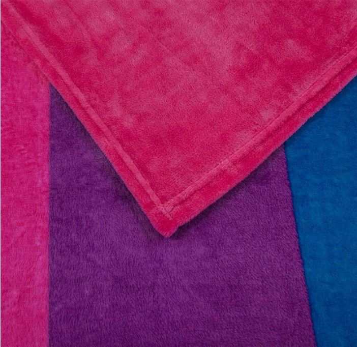 Pride Bisexual Super Plush Blanket - 50x60 Soft Throw Blanket-hotRAGS.com