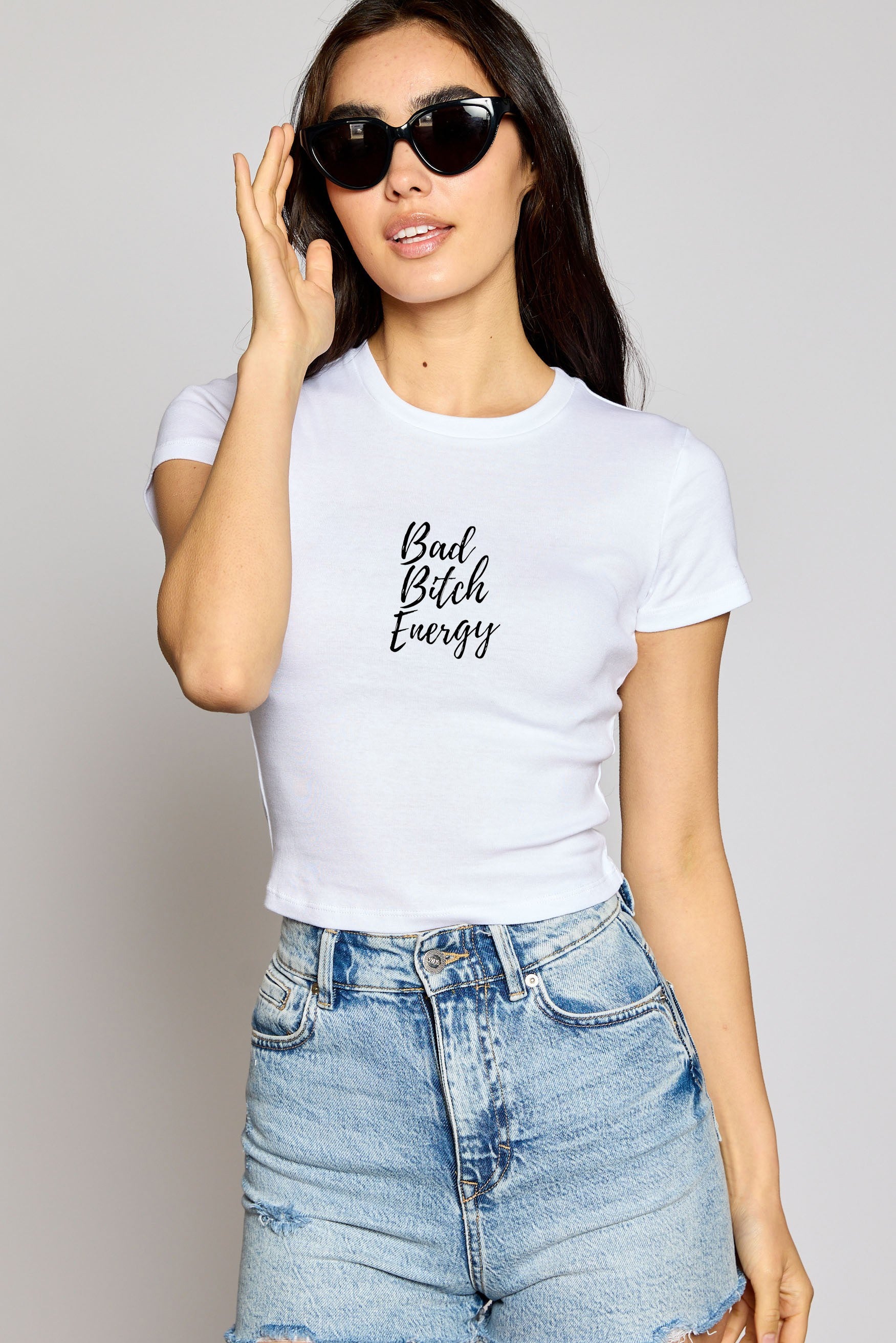 Jr Crop Bad Bitch Energy-hotRAGS.com
