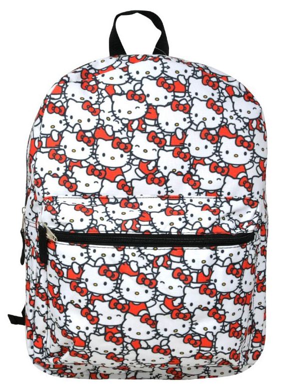 BACKPACK - Hello Kitty All Over Print - 16"-hotRAGS.com