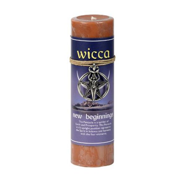 Wicca New Beginnings Candle-hotRAGS.com