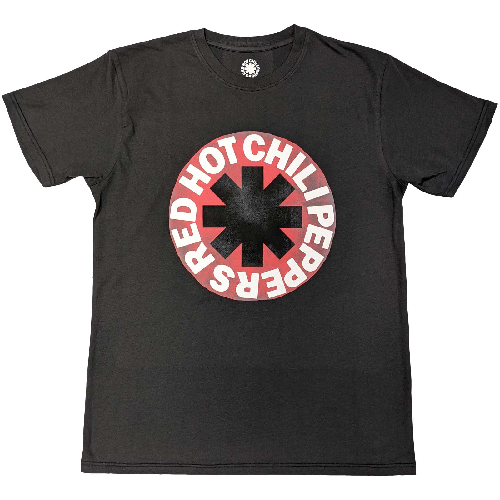 Red Hot Chili Peppers Classic Asterisk Men's T Shirt Black-hotRAGS.com