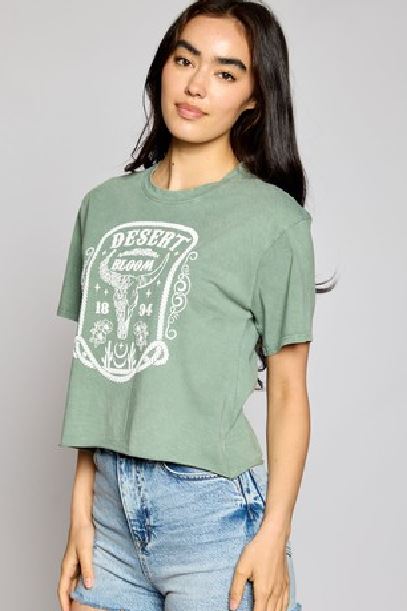 Jr Crop Top - Desert Bloom 1894-hotRAGS.com