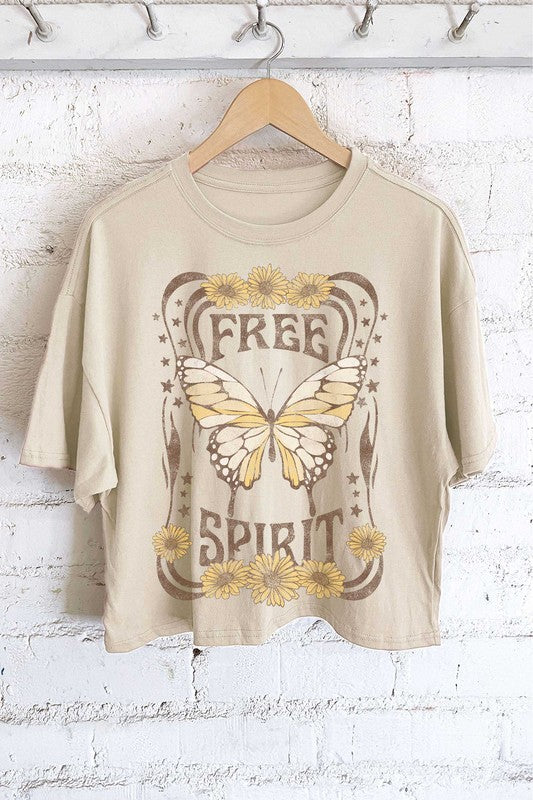 Jr Crop Long Butterfly Spirit-hotRAGS.com