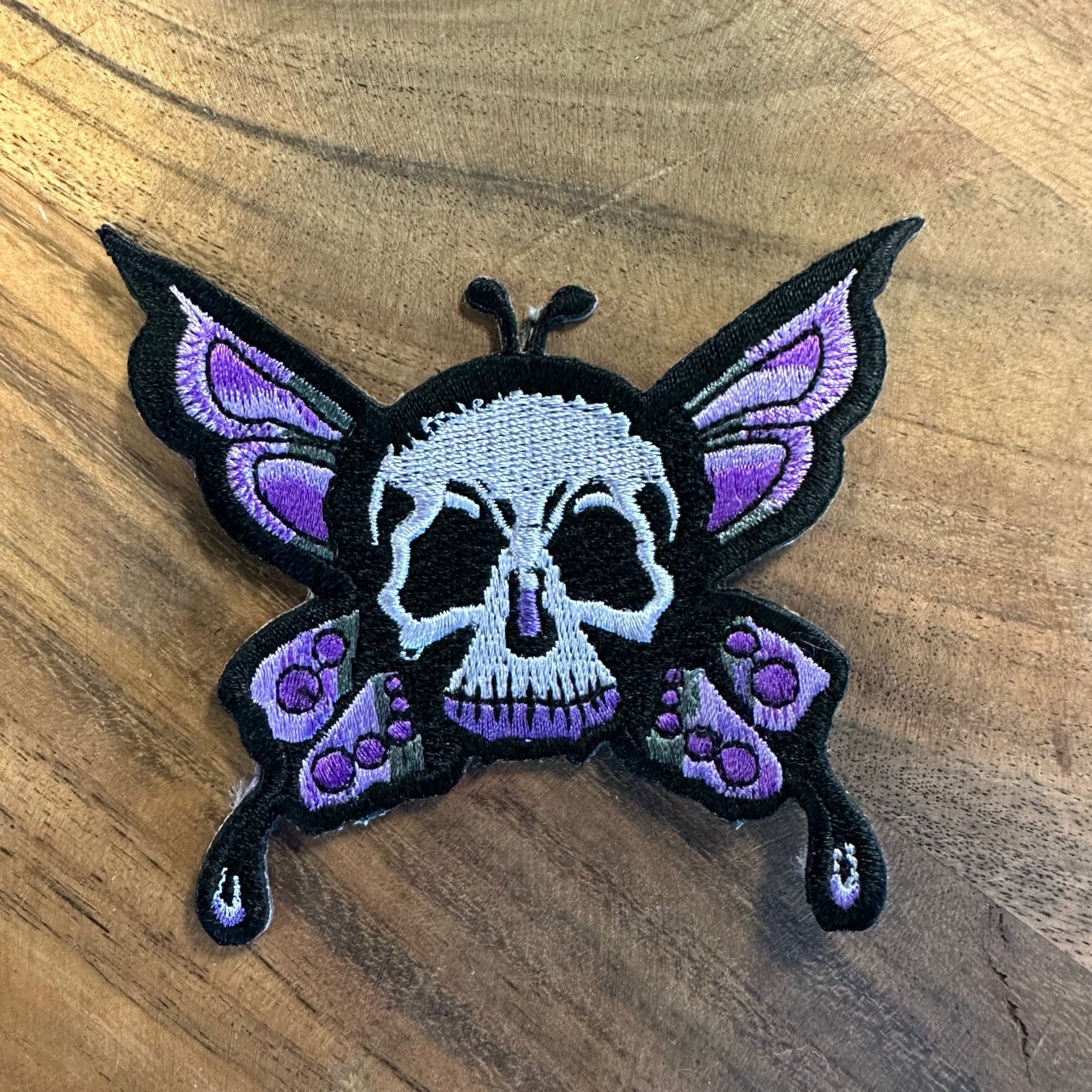 Skull Butterfly Patch-hotRAGS.com