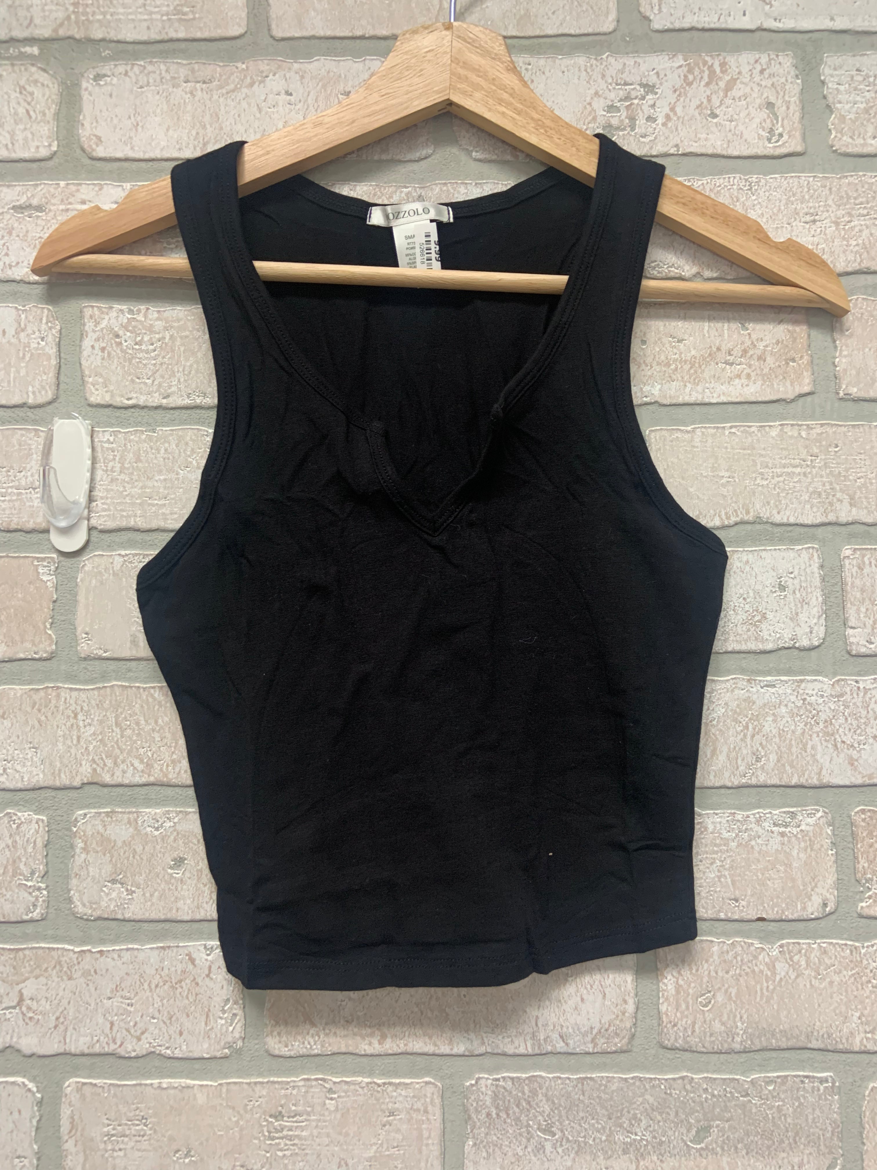 Jr Tank Top Top V Neck Crop-hotRAGS.com