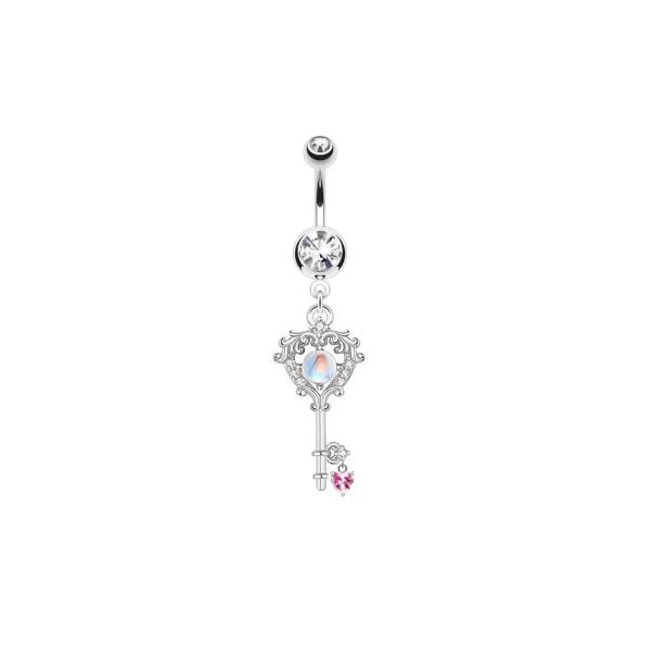 Belly Ring - Wing Key-hotRAGS.com