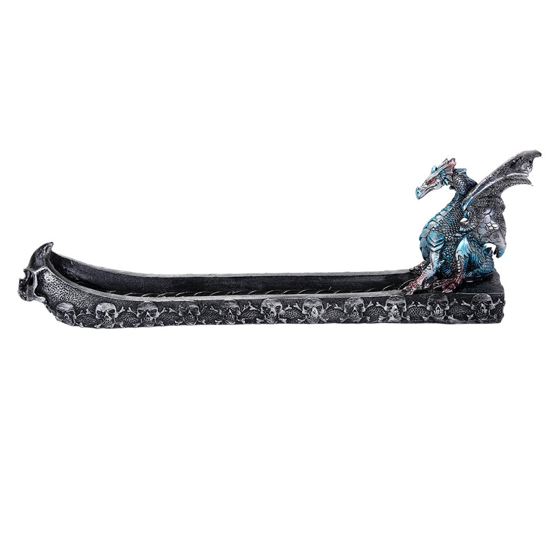 Incense Burner - Dragon Skull-hotRAGS.com