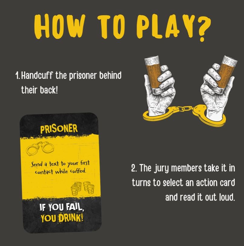 Game - Prisoner Drinking Game-hotRAGS.com