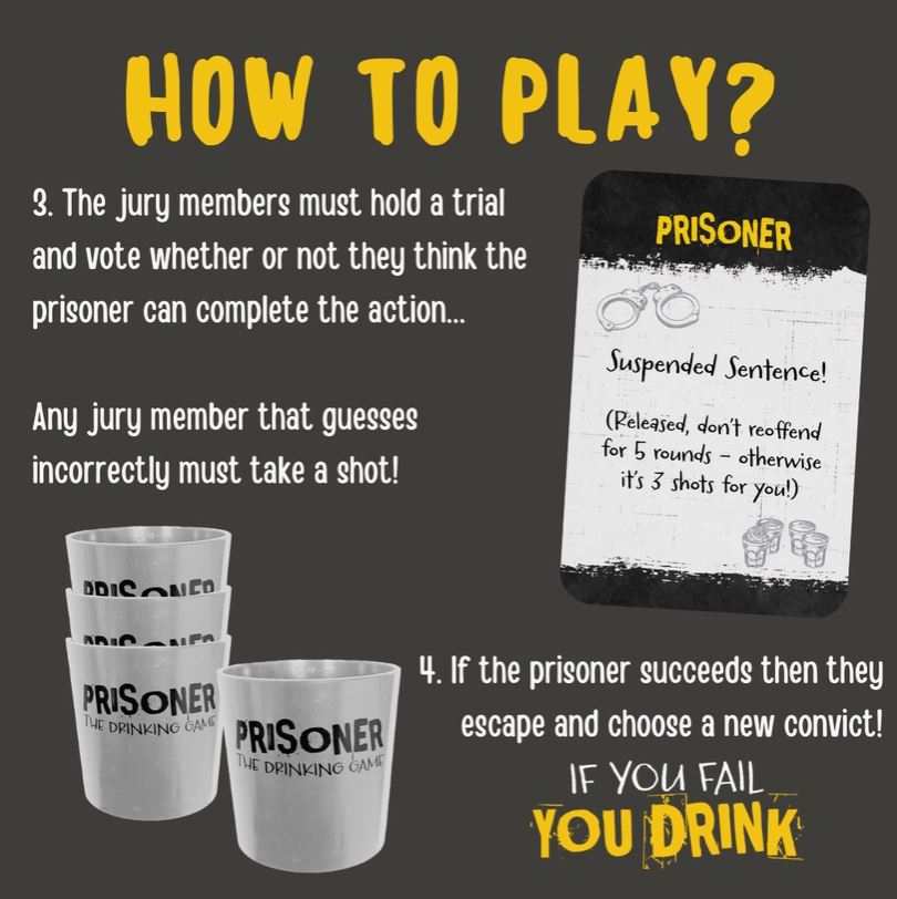 Game - Prisoner Drinking Game-hotRAGS.com
