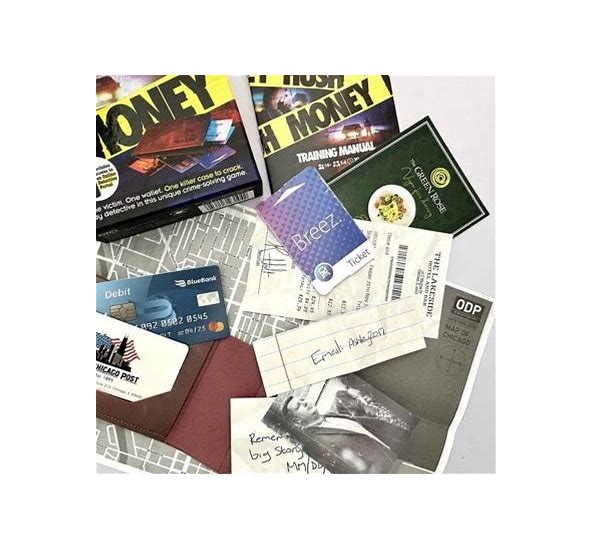 Evidence Hush Money Crime-Solving Game-hotRAGS.com