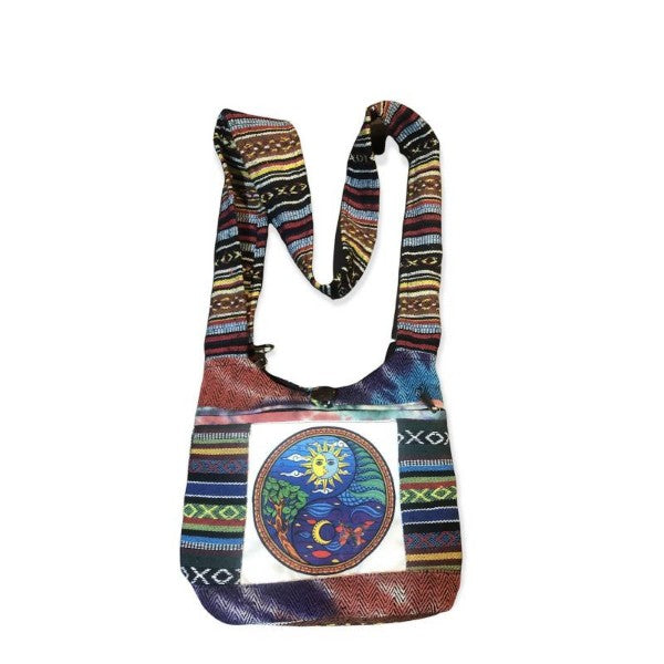 Cotton Ghary Sun Moon Patch Bag-hotRAGS.com