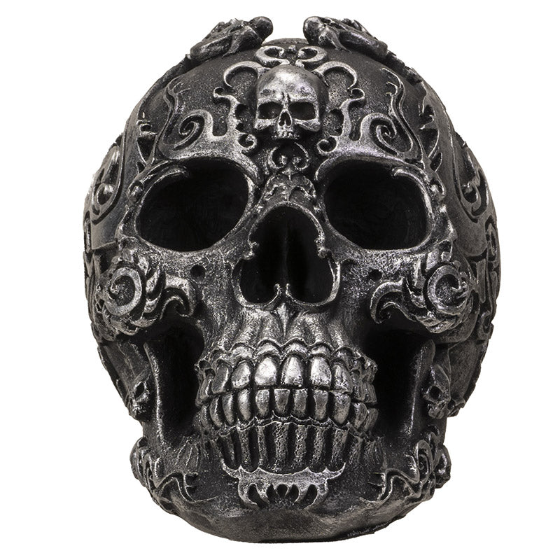 GOTHIC SKULL STATUE-hotRAGS.com