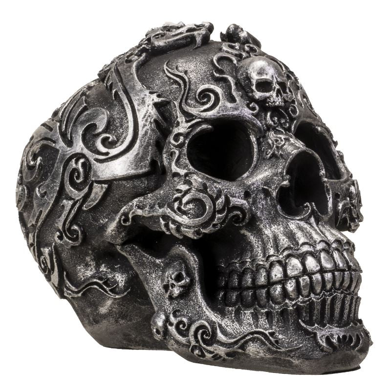 GOTHIC SKULL STATUE-hotRAGS.com