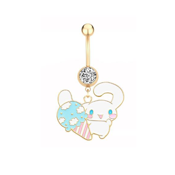 Belly Ring - Cinnamon Roll with Ice-cream Cone-hotRAGS.com