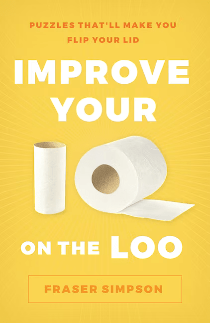 Book - Improve Your IQ on the Loo: Puzzles That’ll Make You Flip Your Lid-hotRAGS.com