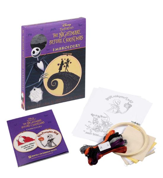 Book - Disney Tim Burton's The Nightmare Before Christmas Embroidery (Embroidery Craft)-hotRAGS.com