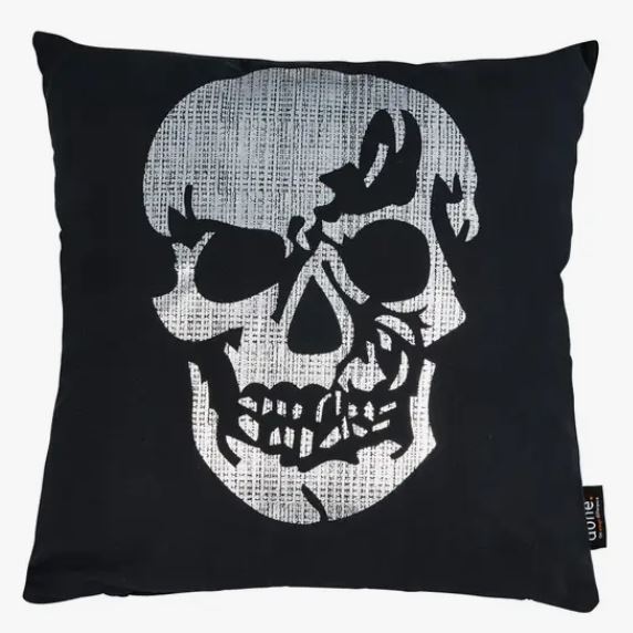 Pillow - Skull Glossy Print-hotRAGS.com
