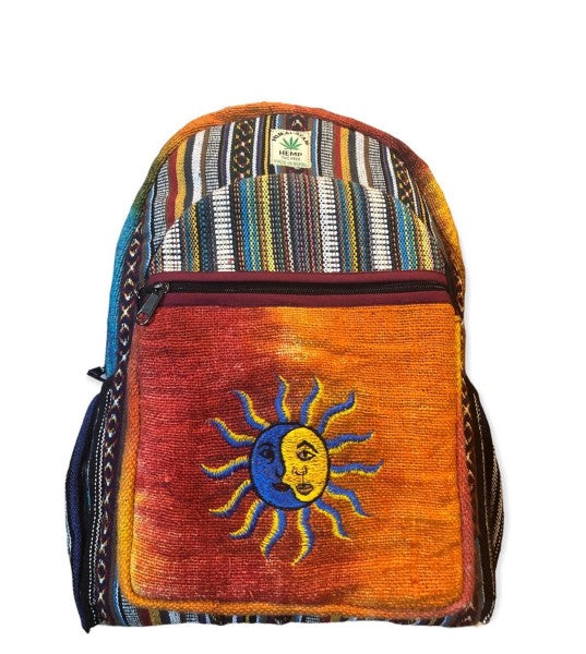 Backpack - Hemp - Sun and Moon-hotRAGS.com